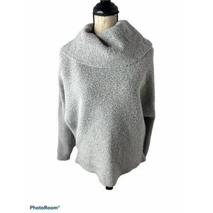 Romeo + Juliet Couture Cowl‎ Neck Oversized Heather Gray Sweater Size L